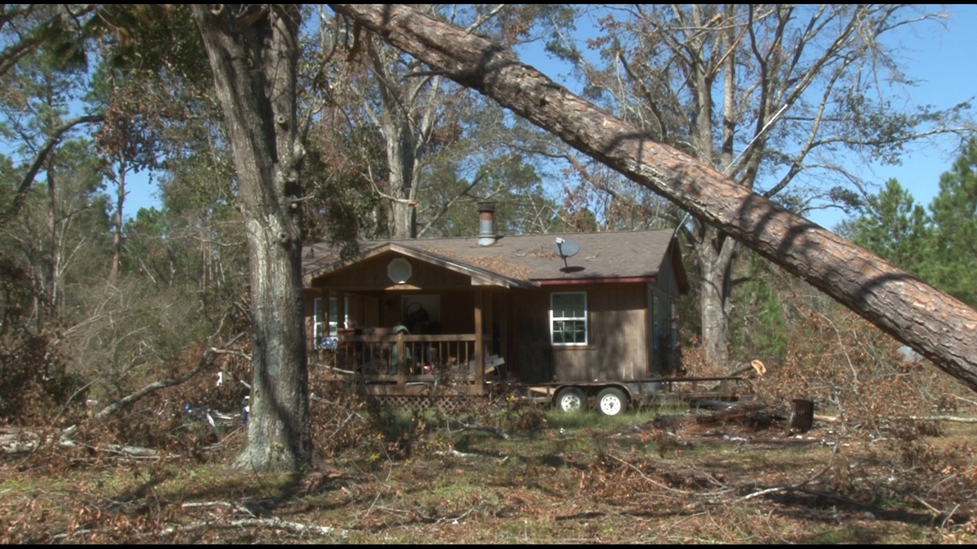 Renee Durden said her family was quoted around $1,000 for a meter pole repair after it was damaged in the storm.