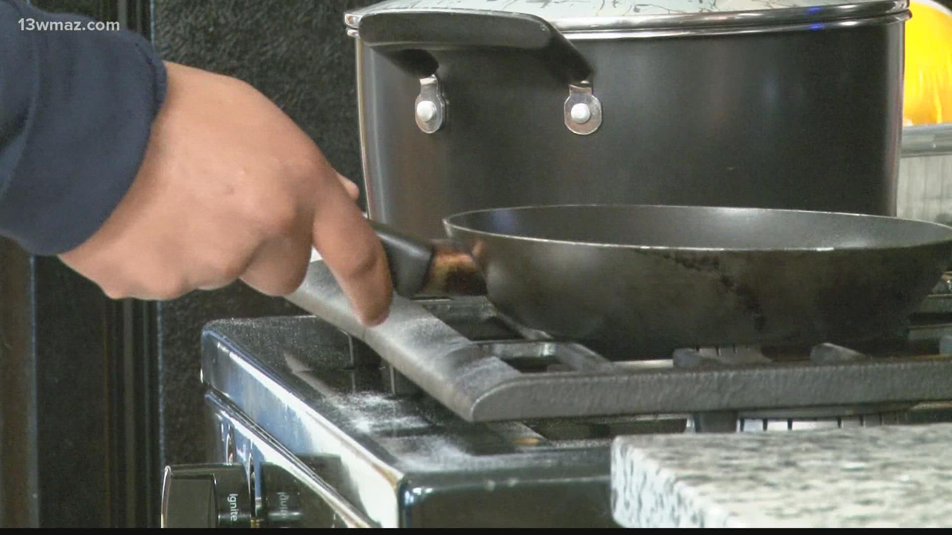 Between cooking and talking with family members, an accident could happen in the blink of an eye. The Milledgeville Fire Department gives tips on how to cook safely.