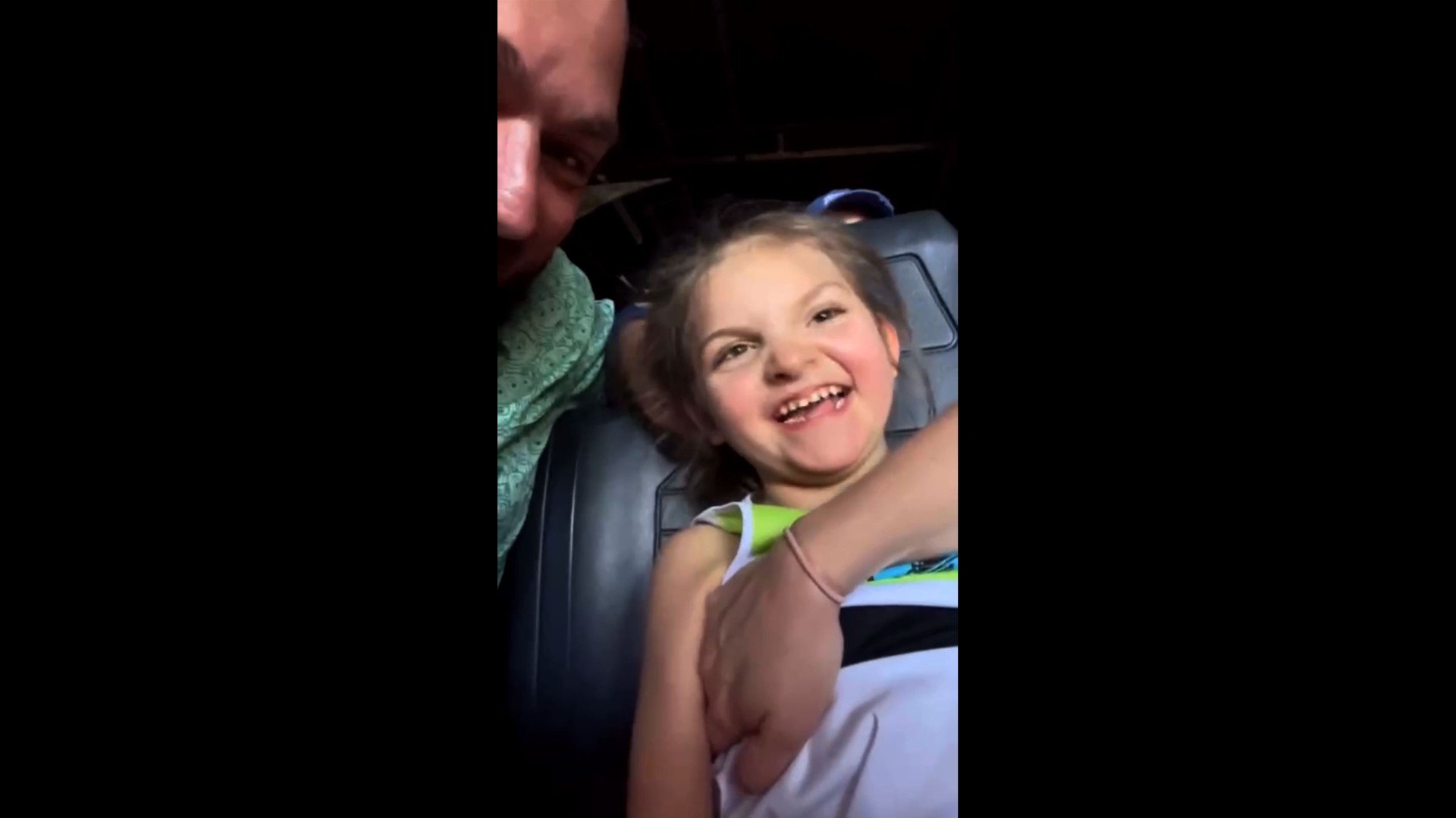 "We went on a Disney trip earlier this year and she loved it," her dad said.