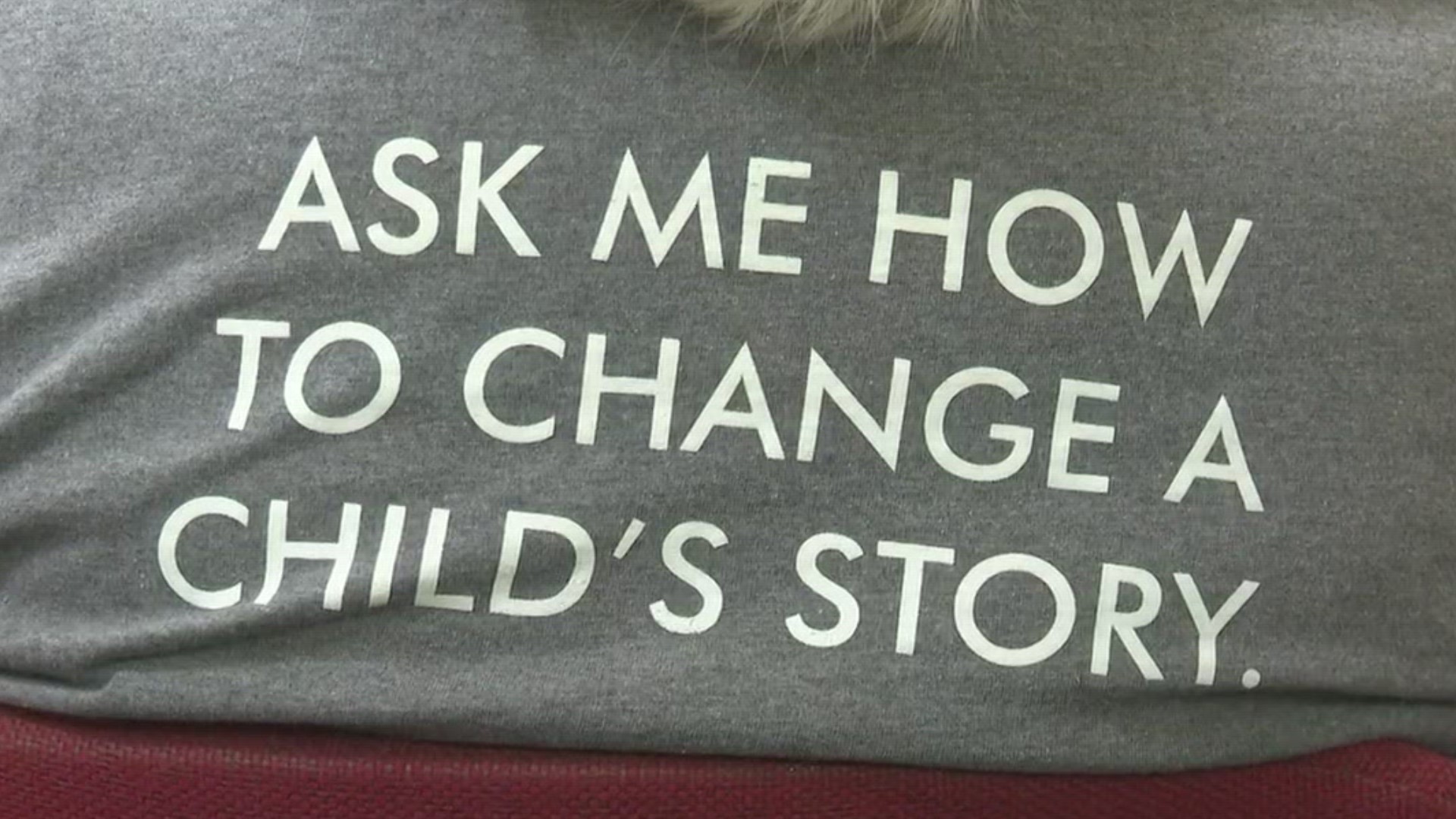 The ceremony included resources and tips to stand up for children who could be in abusive situations.