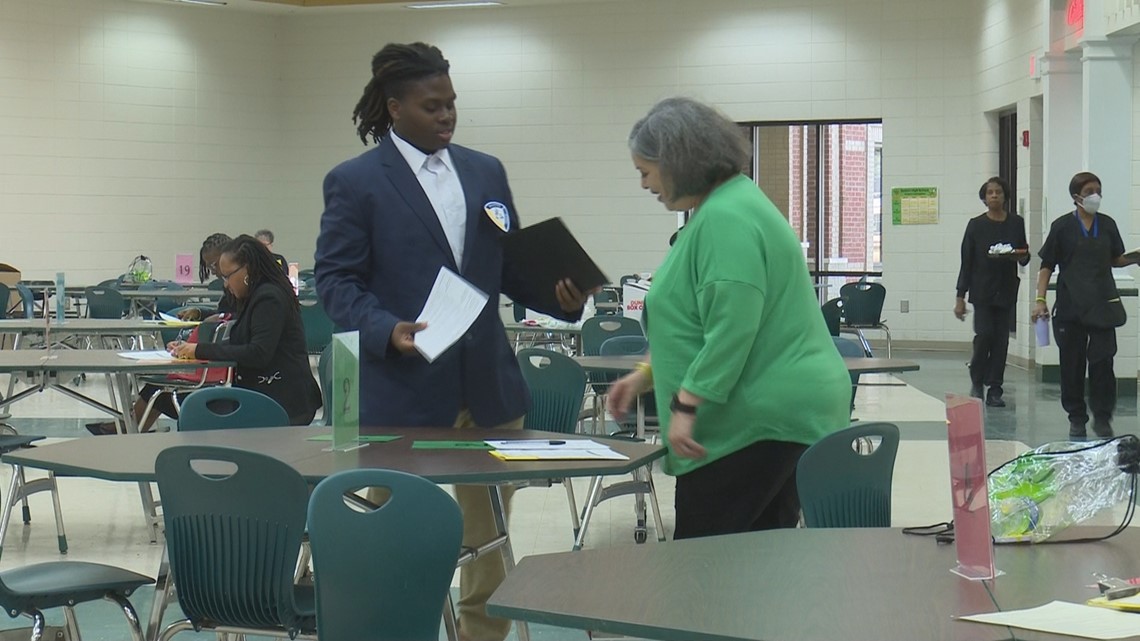 Dublin High School hosts mock job interviews to prepare students for the workforce