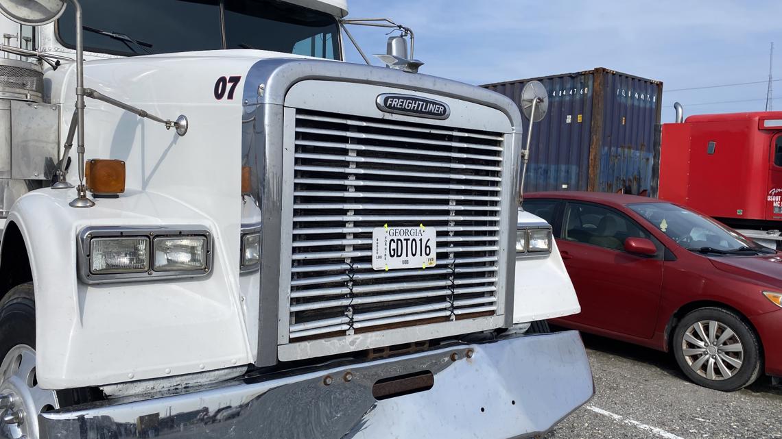 Macon parking areas open up to truck drivers