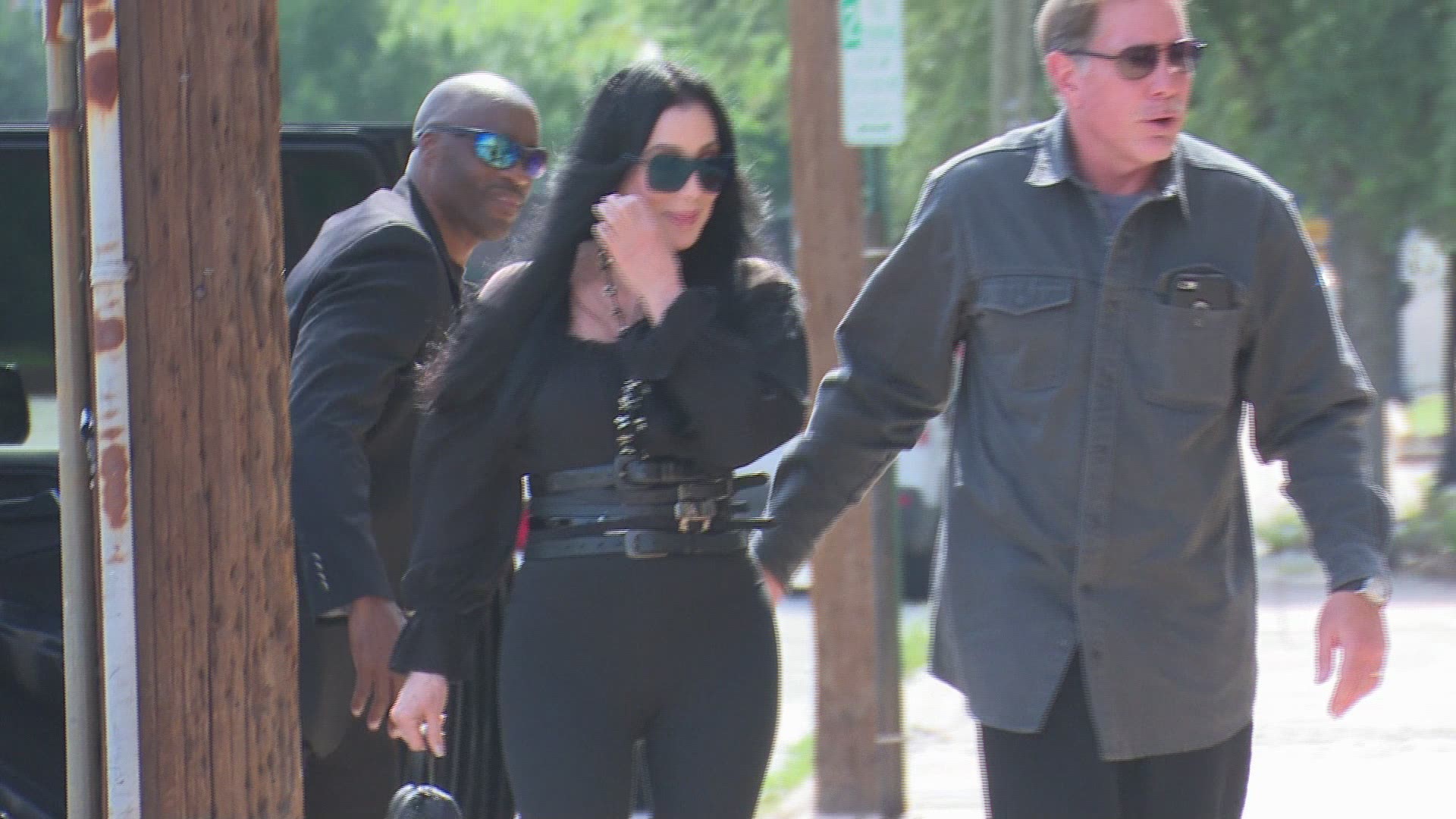 Cher arrives at H&H Private Party