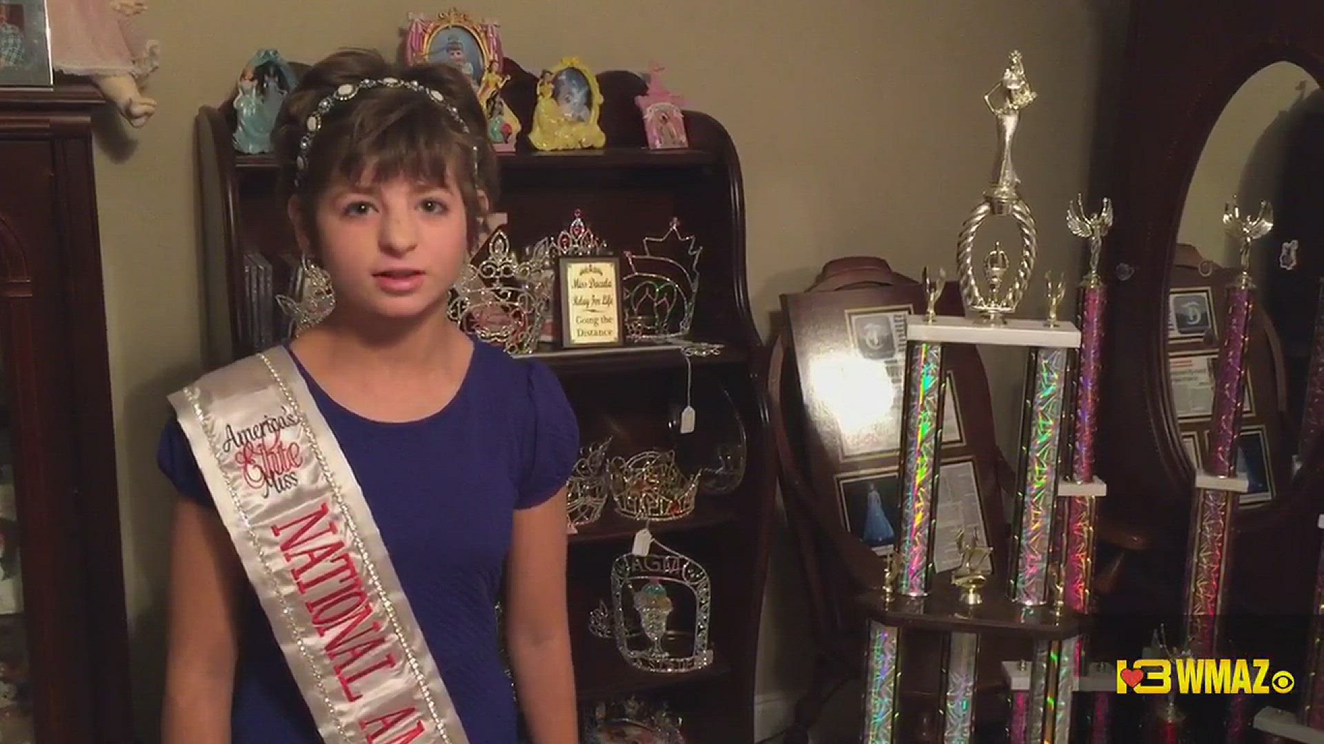 Kelsey Norris was adopted from Russia. She also has autism. That hasn't stopped her from being an active member in her community. She does pageants and service projects. She was recently named the top middle school volunteer in Georgia by the 2017 Prudent