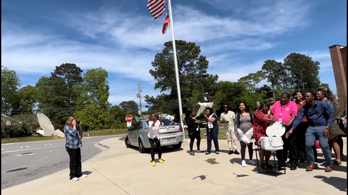 Northeast High School celebrates teachers with dove release - Vimarsana News