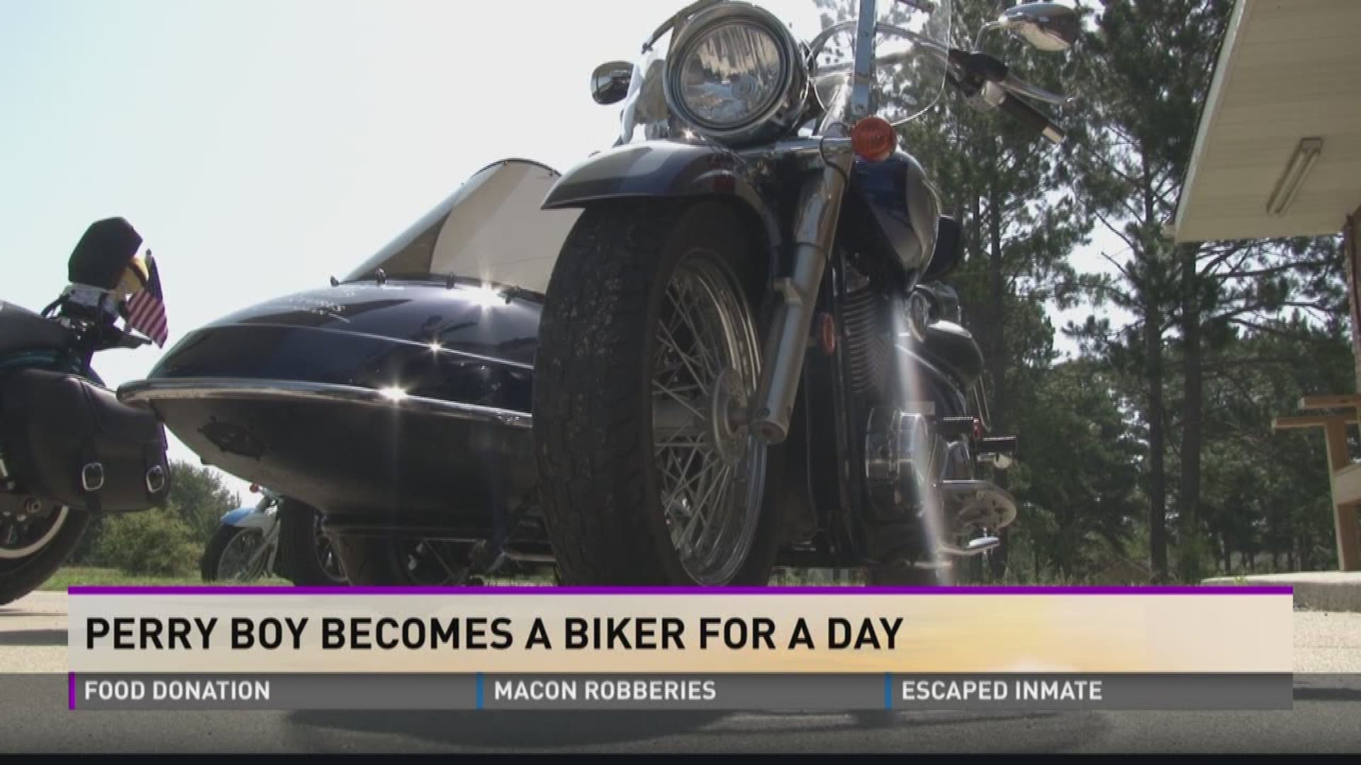 Perry boy becomes biker for a day