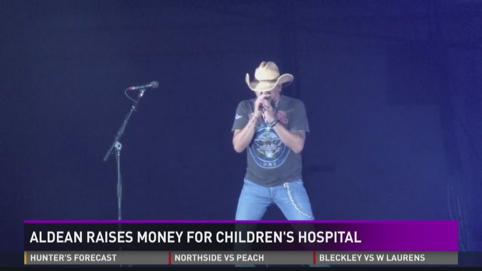 Aldean raises money for Children's Hospital