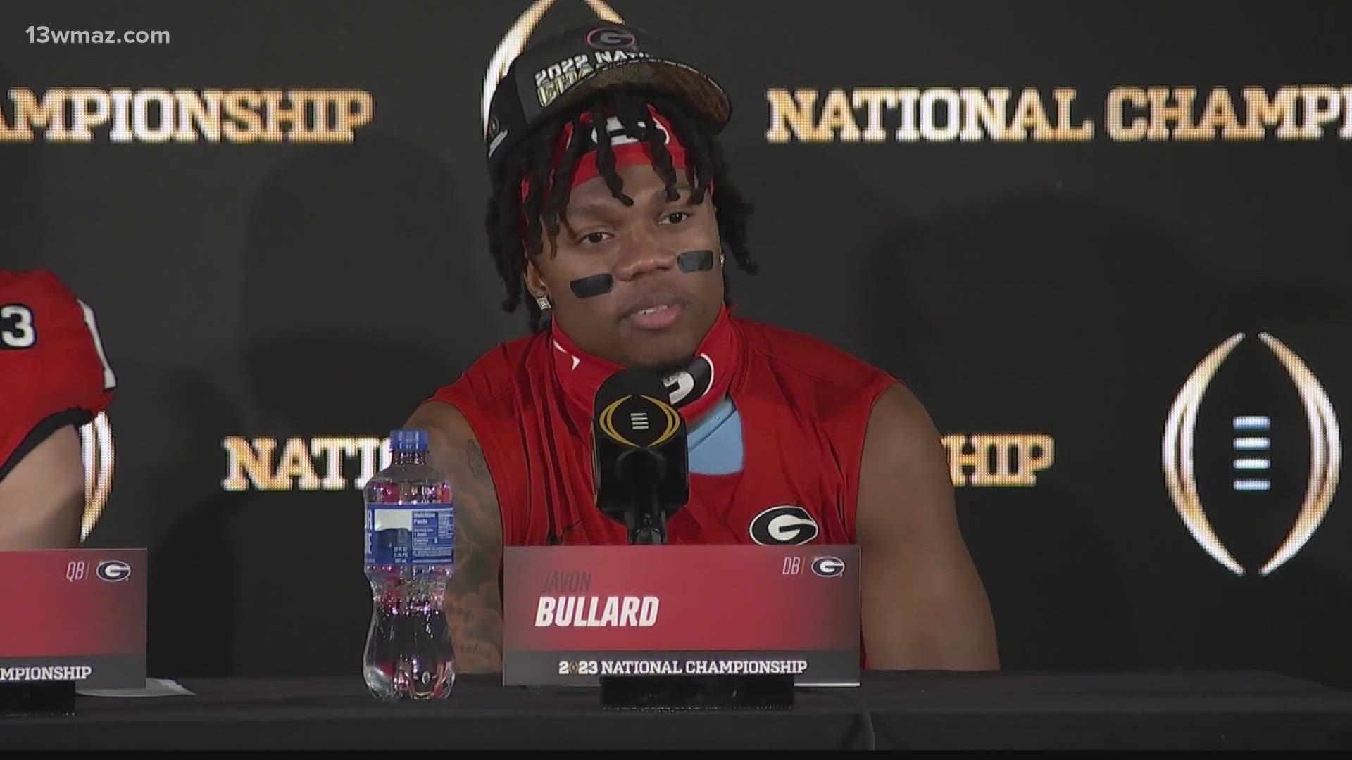 Javon Bullard was responsible for two Georgia interceptions in the National Championship.
