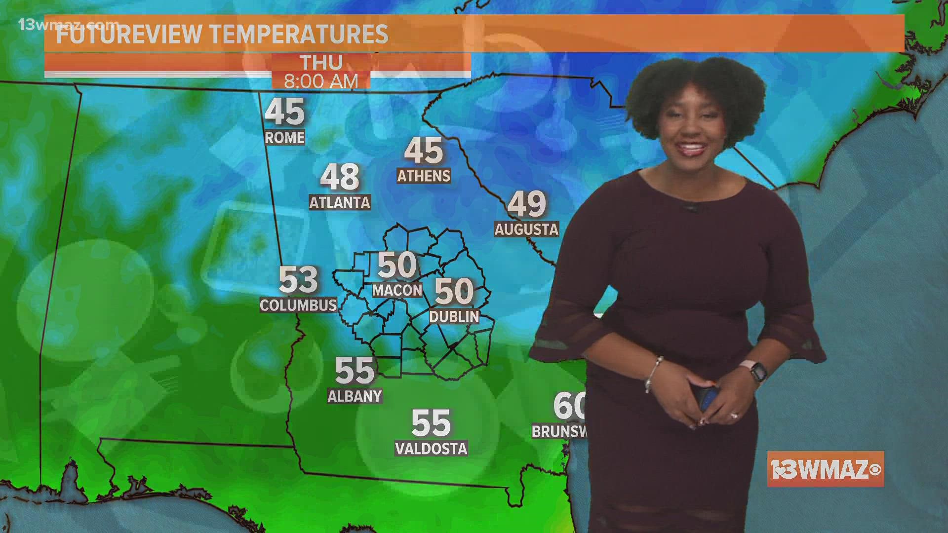 Central Georgia weather forecast | 13wmaz.com