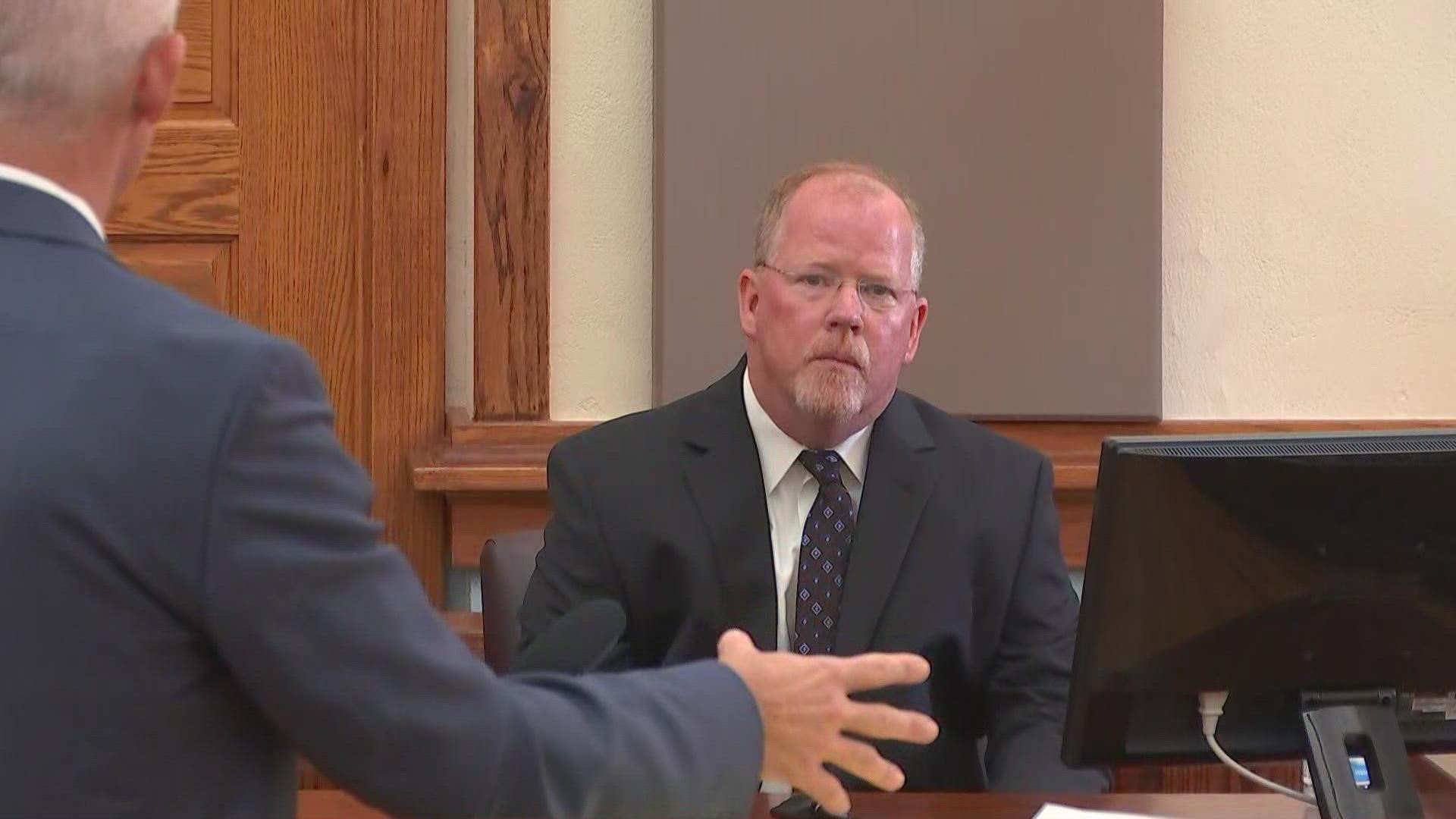 After a brief recess, Capt. Dykes finished his testimony for the state on his relationship with Grinstead and specifics of his job in law enforcement.