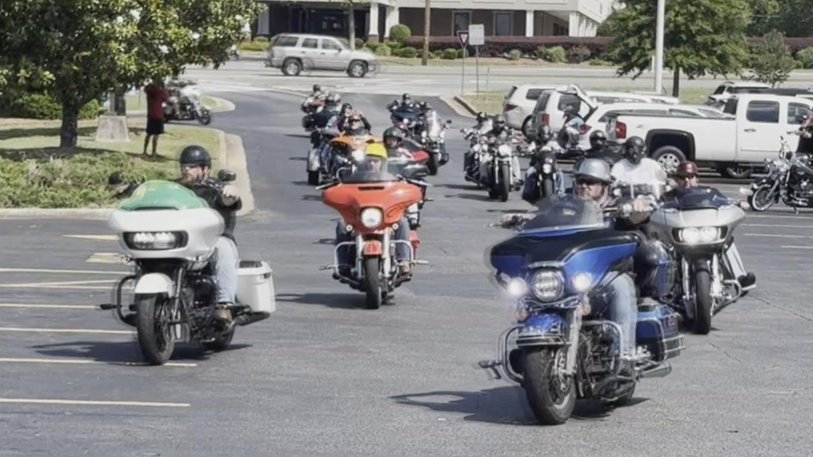In Jones County, a biker group organized "Ride for Leslie," a heartfelt event supporting chaplain and single mother in her battle against breast cancer.