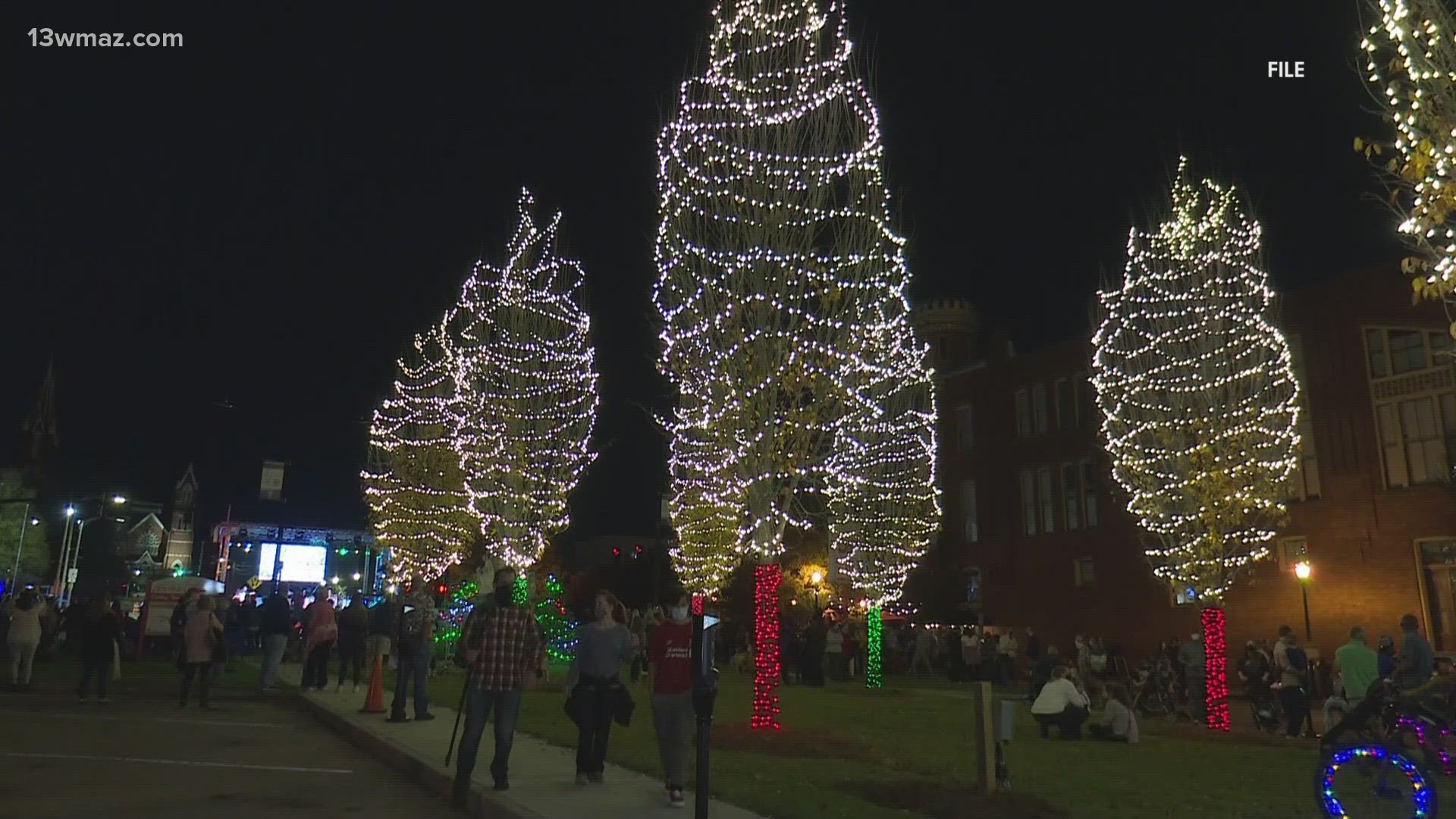 800,000 people came out to downtown Macon for the Christmas lights. Locals say it brings the community together.