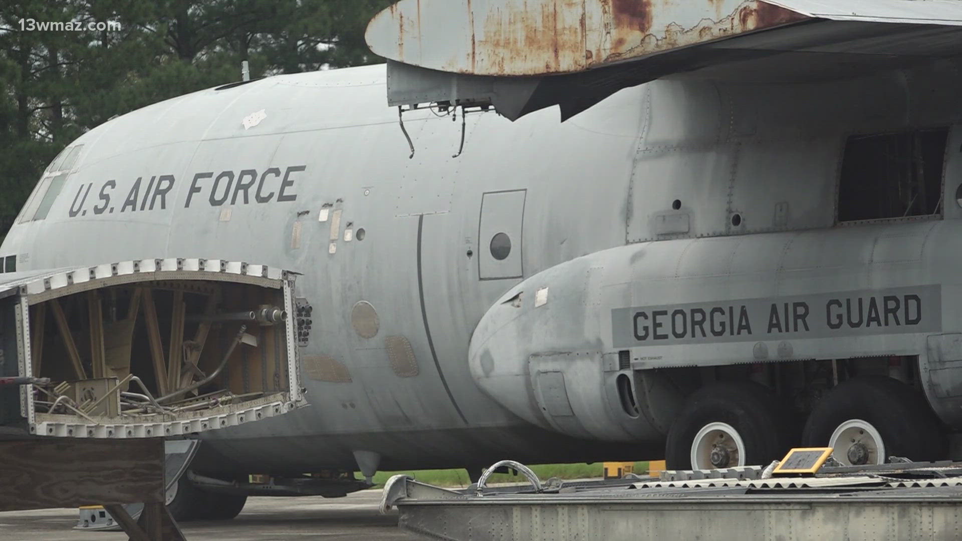 Robins AFB tests live-fire aircraft damage simulation | 13wmaz.com