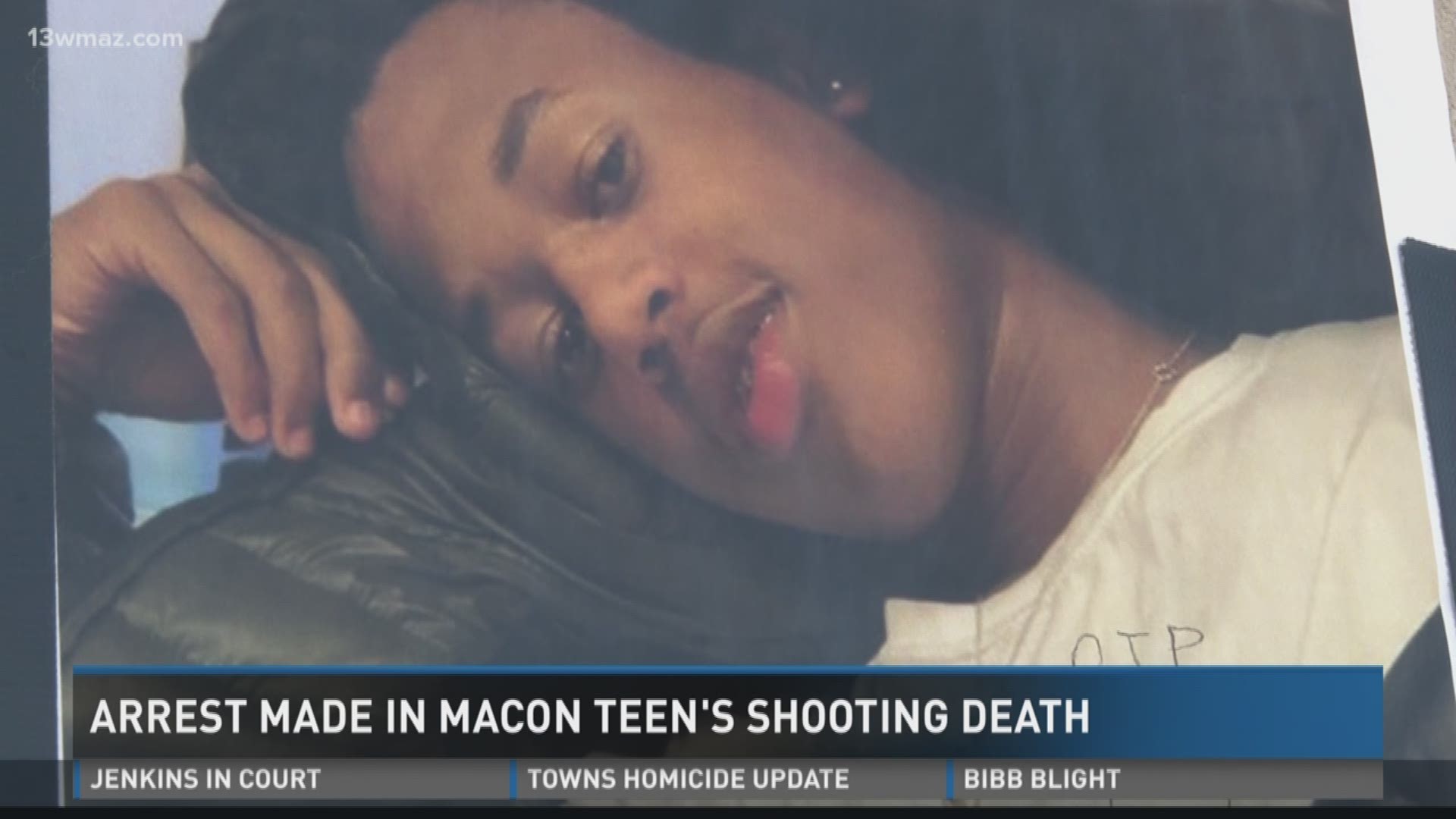 Arrest made in Macon teen's shooting death