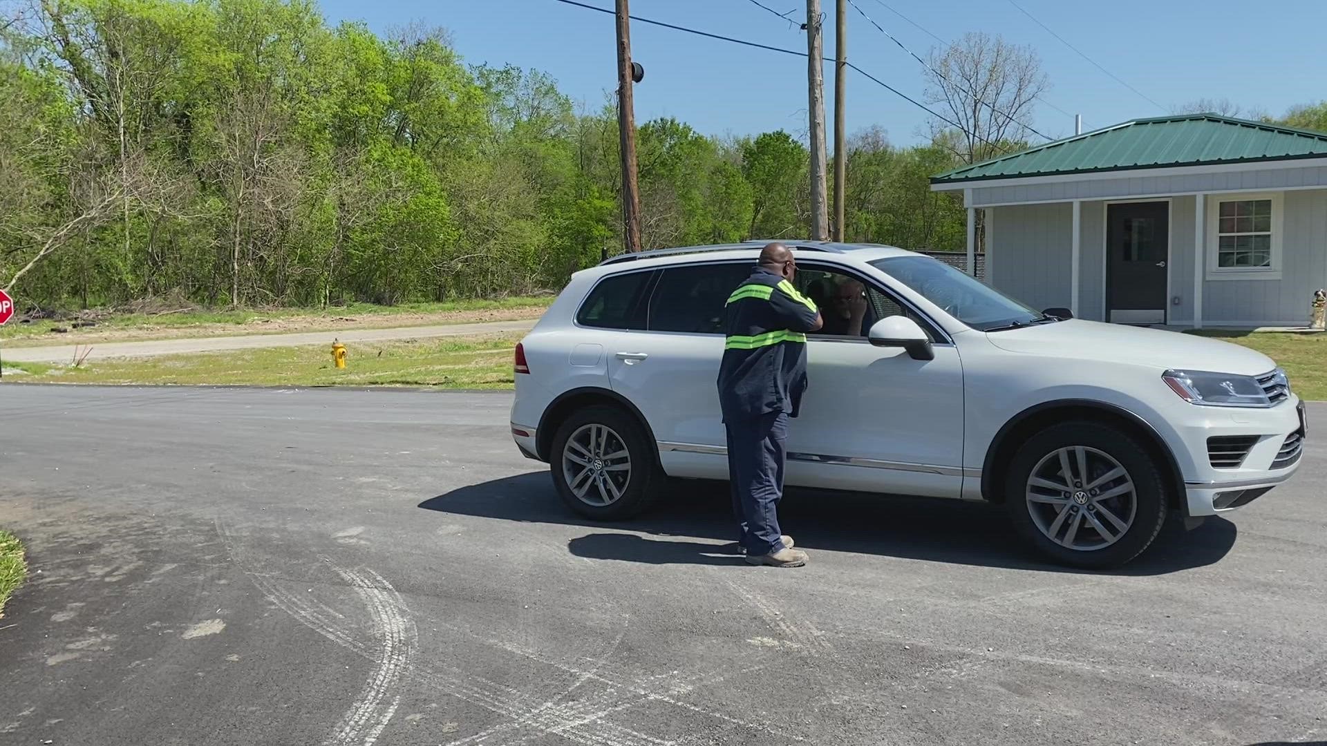 The center opened at the old landfill just over three weeks ago to fight illegal dumping.
