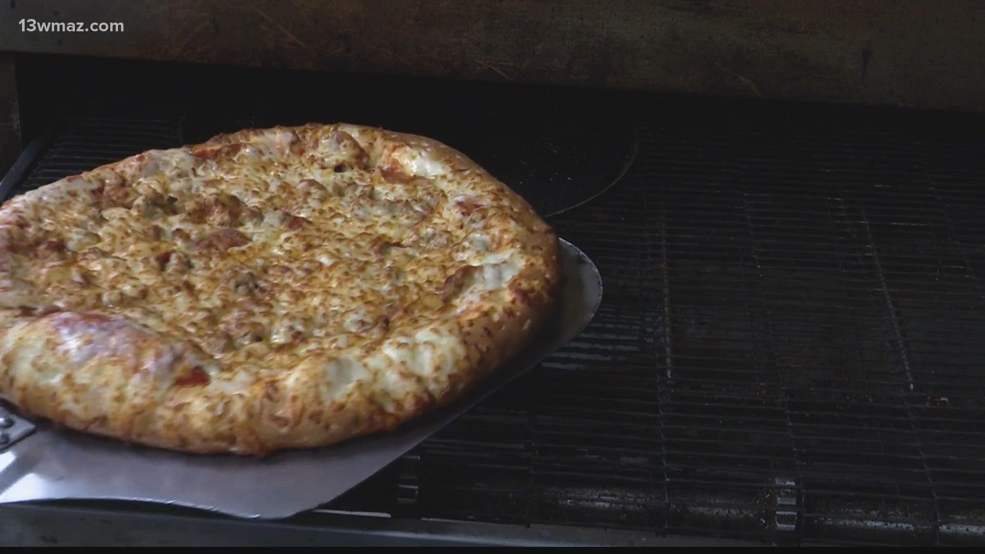 Stoner's Pizza Joint in Warner Robins has been preparing since Wednesday. They expect to triple their normal Sunday sales, and sell nearly 400 pizzas.