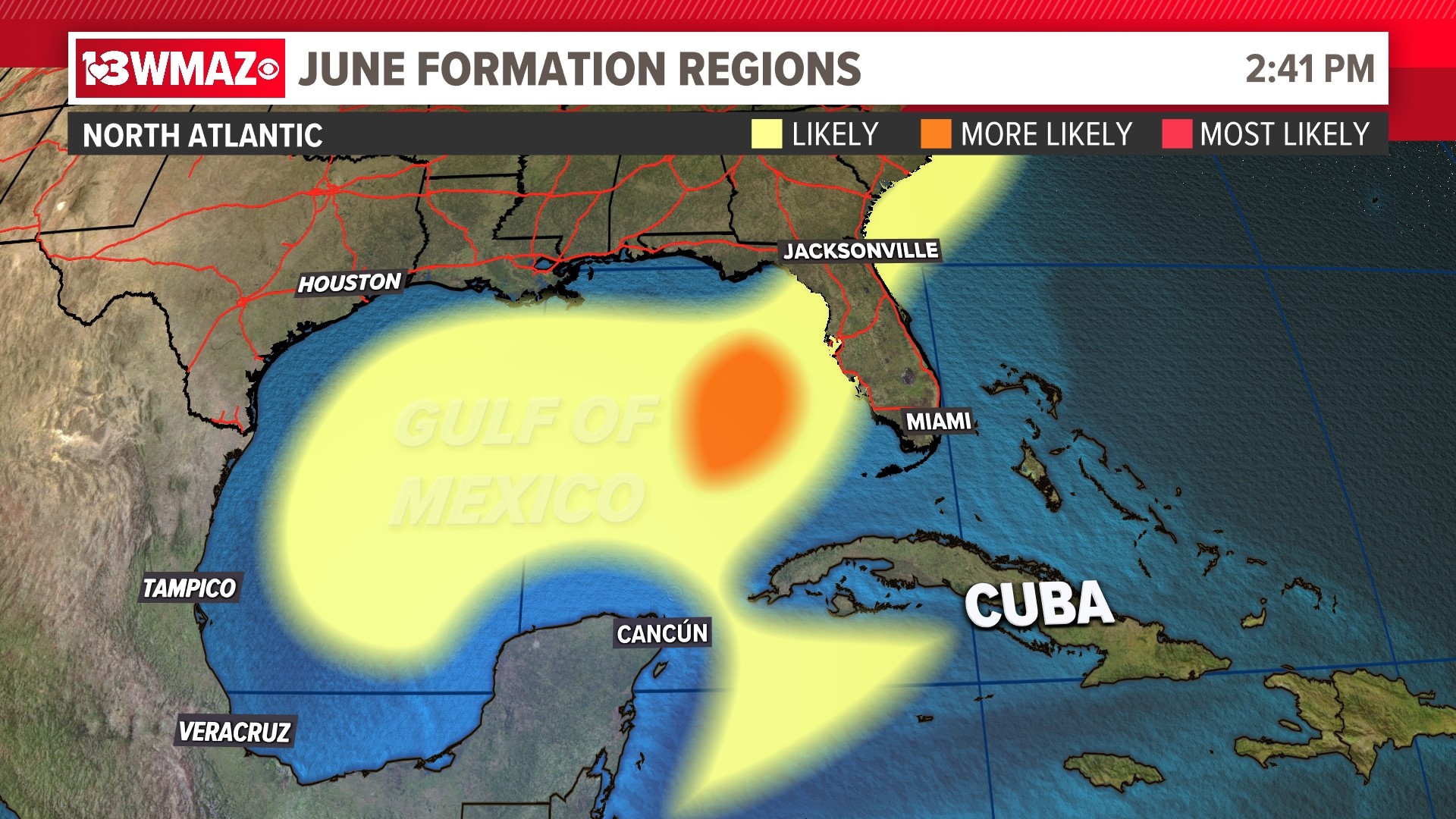 Tropical Storm Bret Continues Across The Lesser Antilles