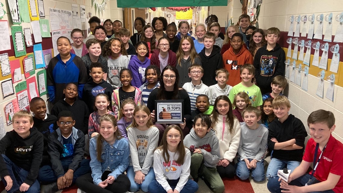 Mrs. Halie Seitz At Hubbard Elementary Is My Teacher Is Tops | 13wmaz.com