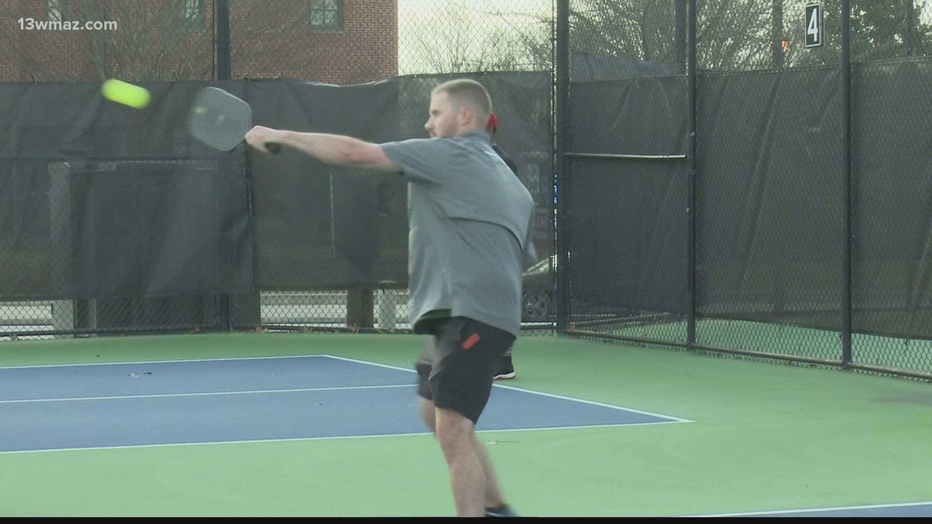 Macon PE teachers learn to play pickleball to teach students