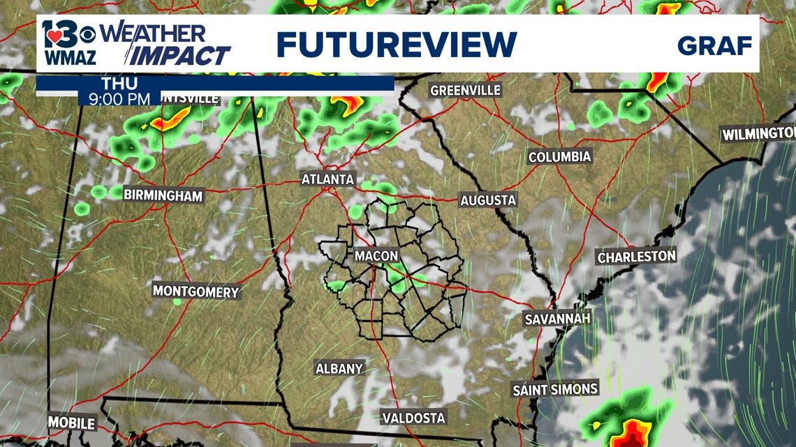 Weather Impact Alert Strong popup thunderstorms expected throughout