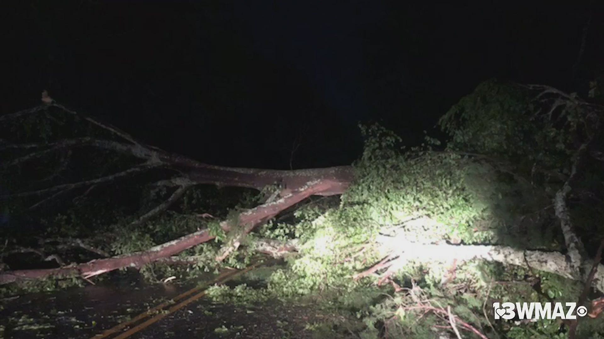 What could've been a possible tornado moved through Upson County early Monday morning.