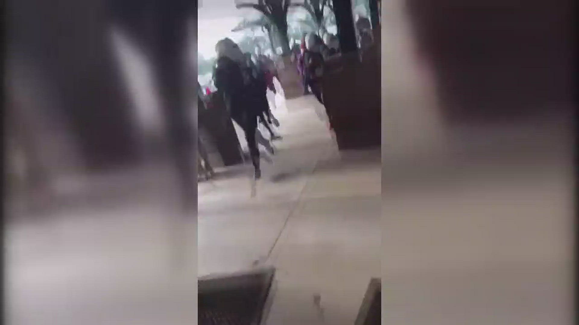 The following is video shot by a student at Baldwin County High School of a senior prank that resulted in 35 students being banned from graduation.