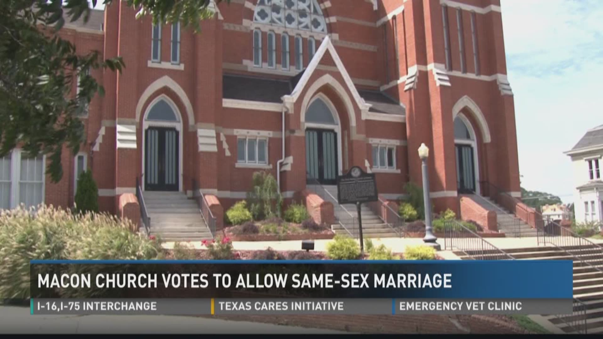 Macon church votes to allow same-sex marriage