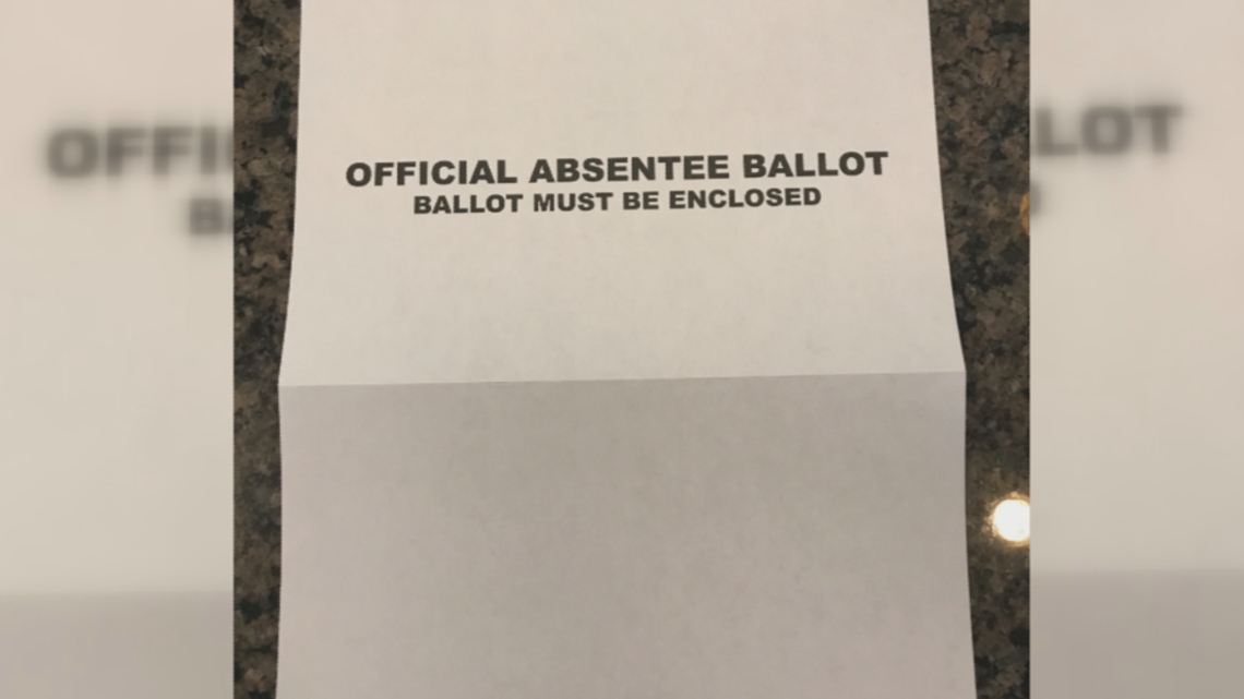 Where Is The White Envelope For Absentee Ballots? | 13wmaz.com