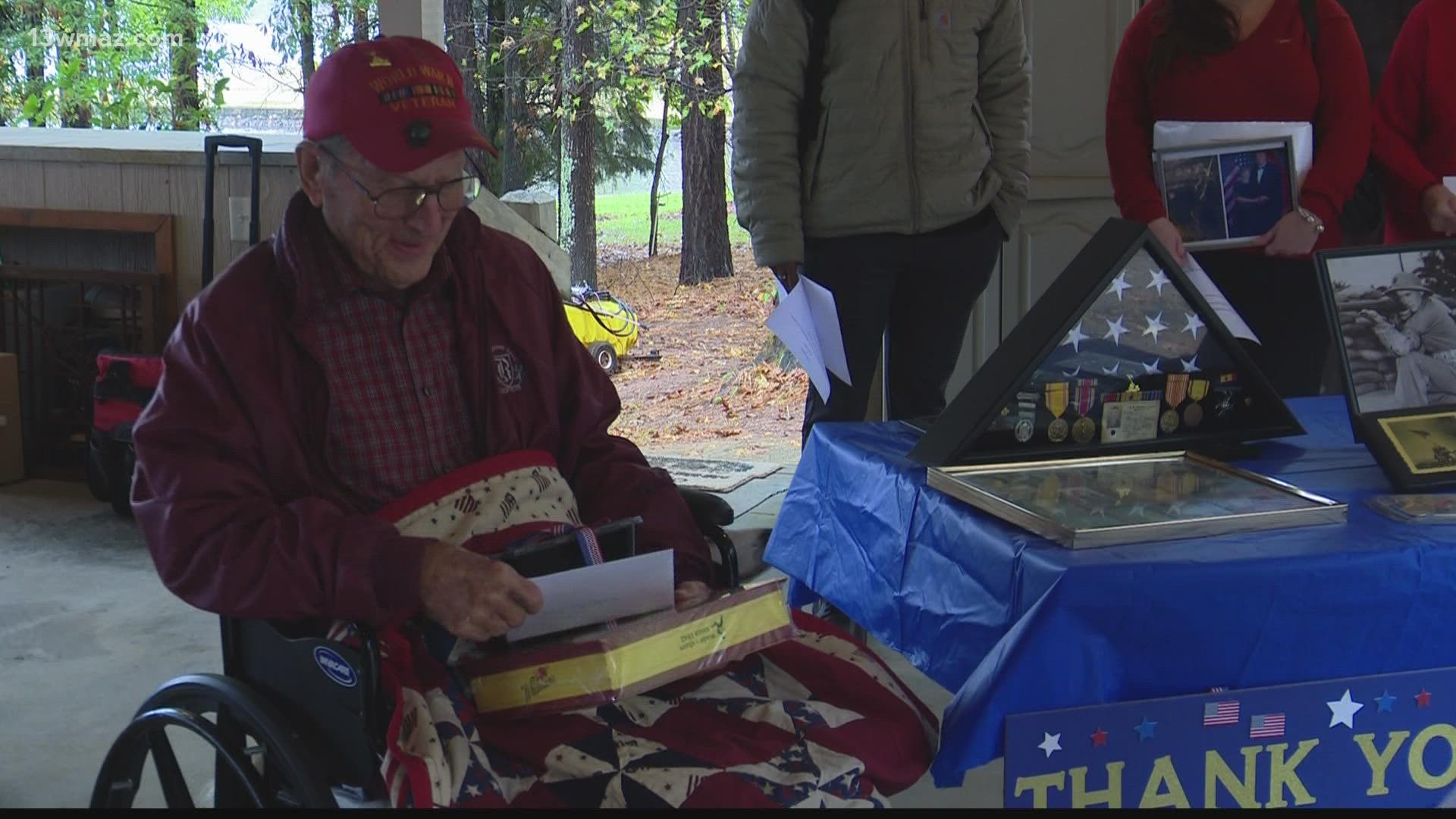 Murry Alford joined the Marine Corps at 17 years old. He fought in Iwo Jima and China during WWII