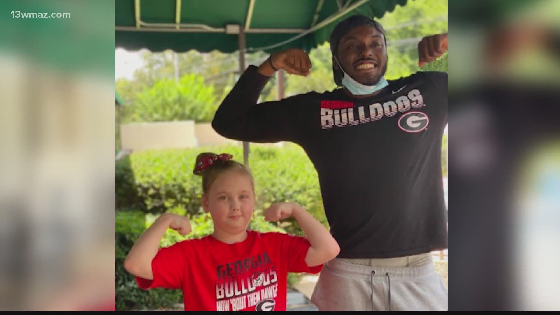 As football is gearing up for its return, one Georgia Bulldog is already making headlines for his off-the-field heroics, helping a family in need.