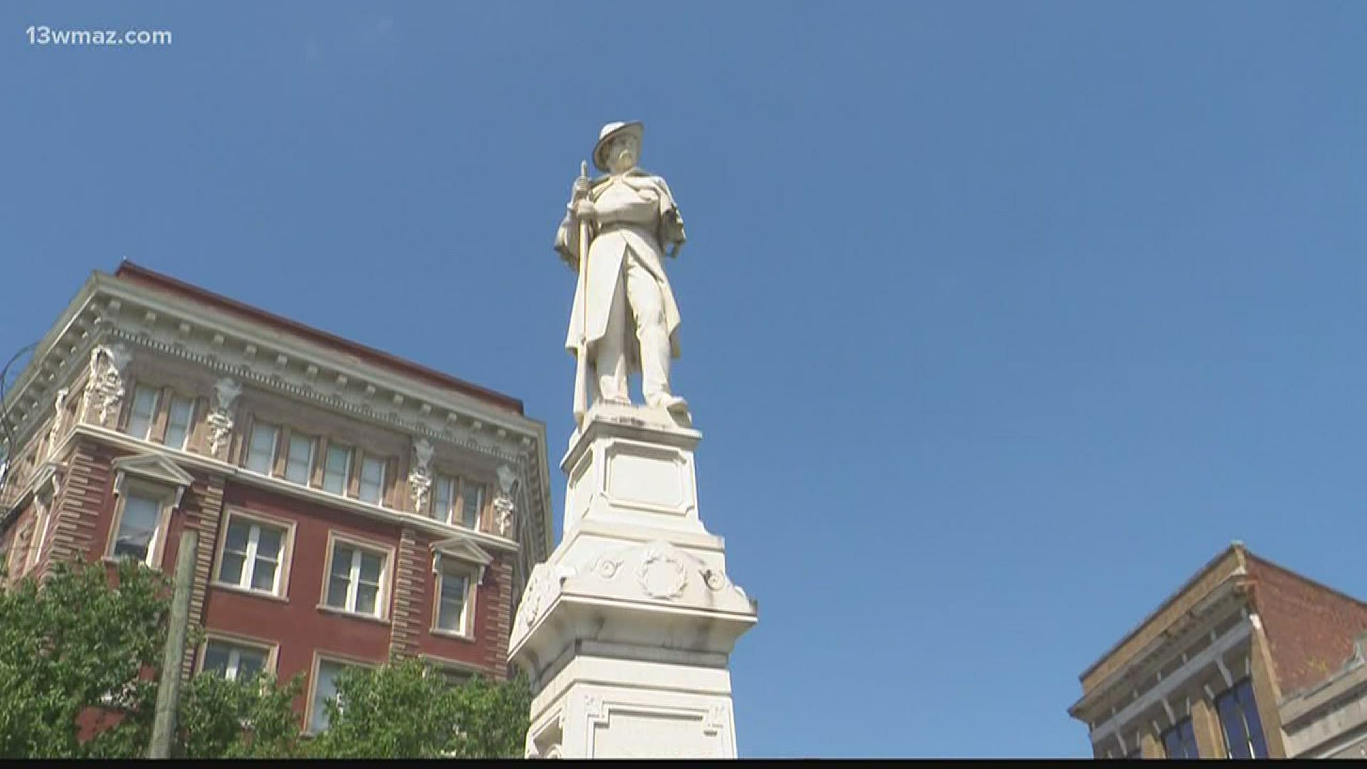 Relgious leaders gather in downtown Macon Friday