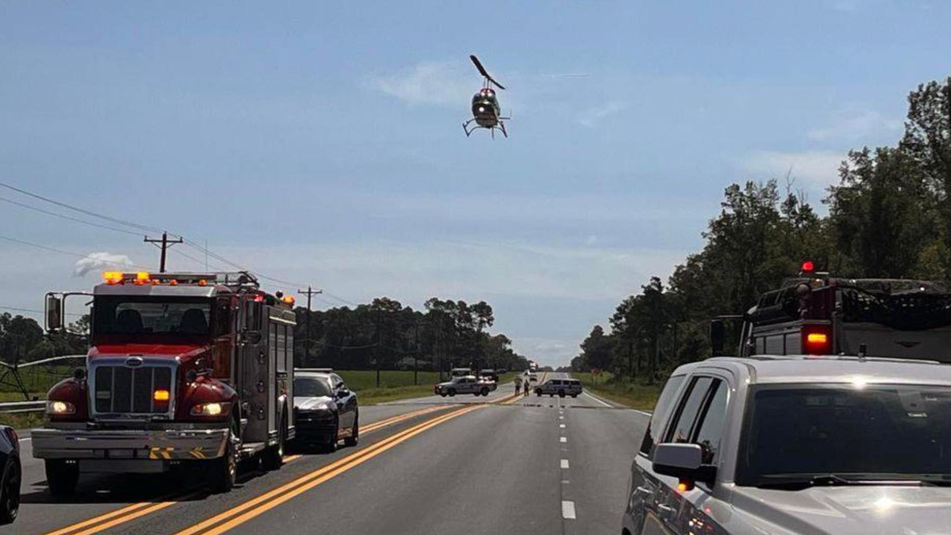 They say it happened Wednesday on Highway 280 West. The road was temporarily closed as authorities worked the scene, the sheriff's office says