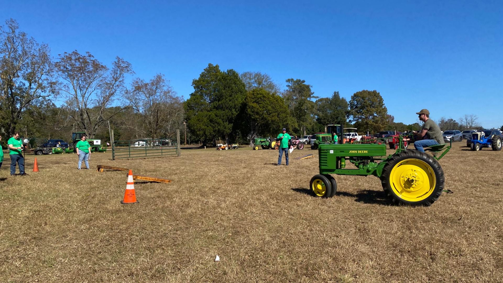 The festival included events like a tractor parade, live music, fireworks, and more.