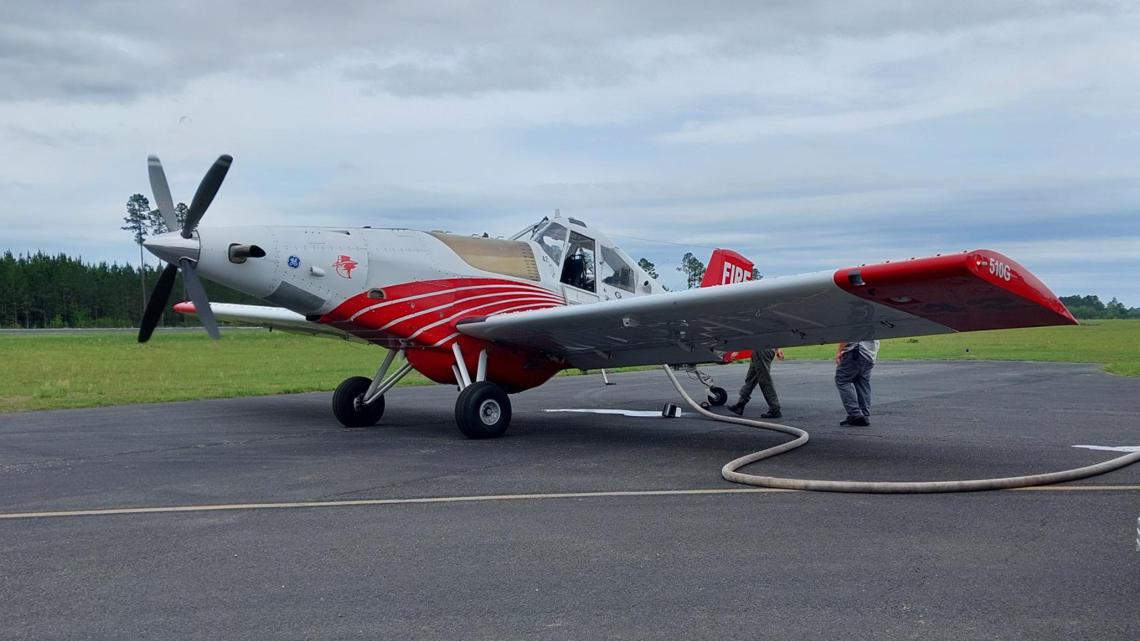 A look inside how Georgia's firefighting aircraft battle wildfires from above