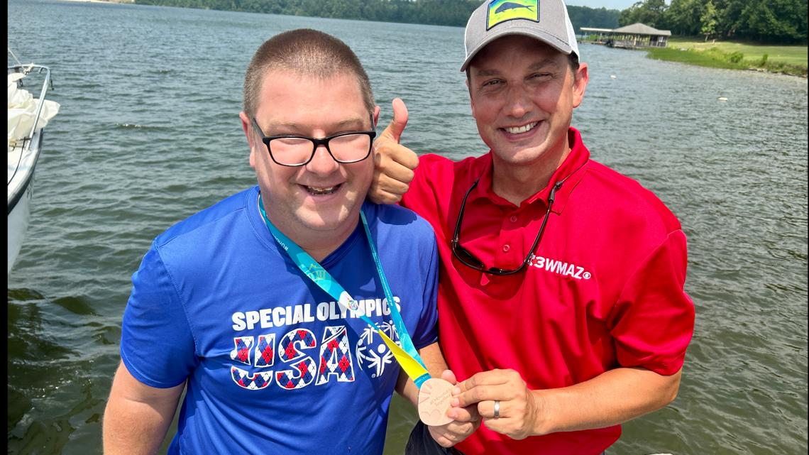Bronze medalist takes 13WMAZ's Ben Jones sailing | 13wmaz.com