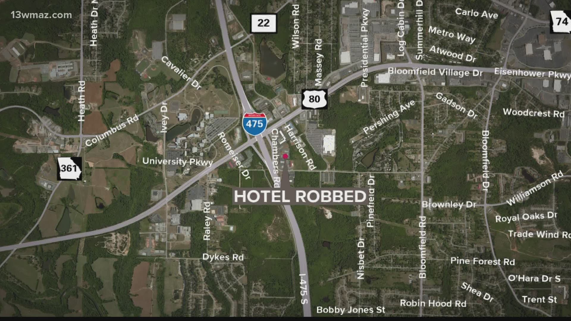 A man robbed the Econo Lodge Inn and Suites located at 4709 Chambers Road Friday evening.