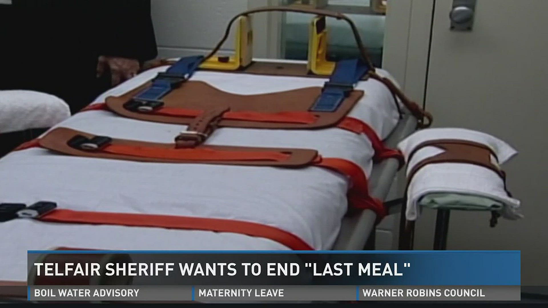 Telfair sheriff wants to end 'last meal'