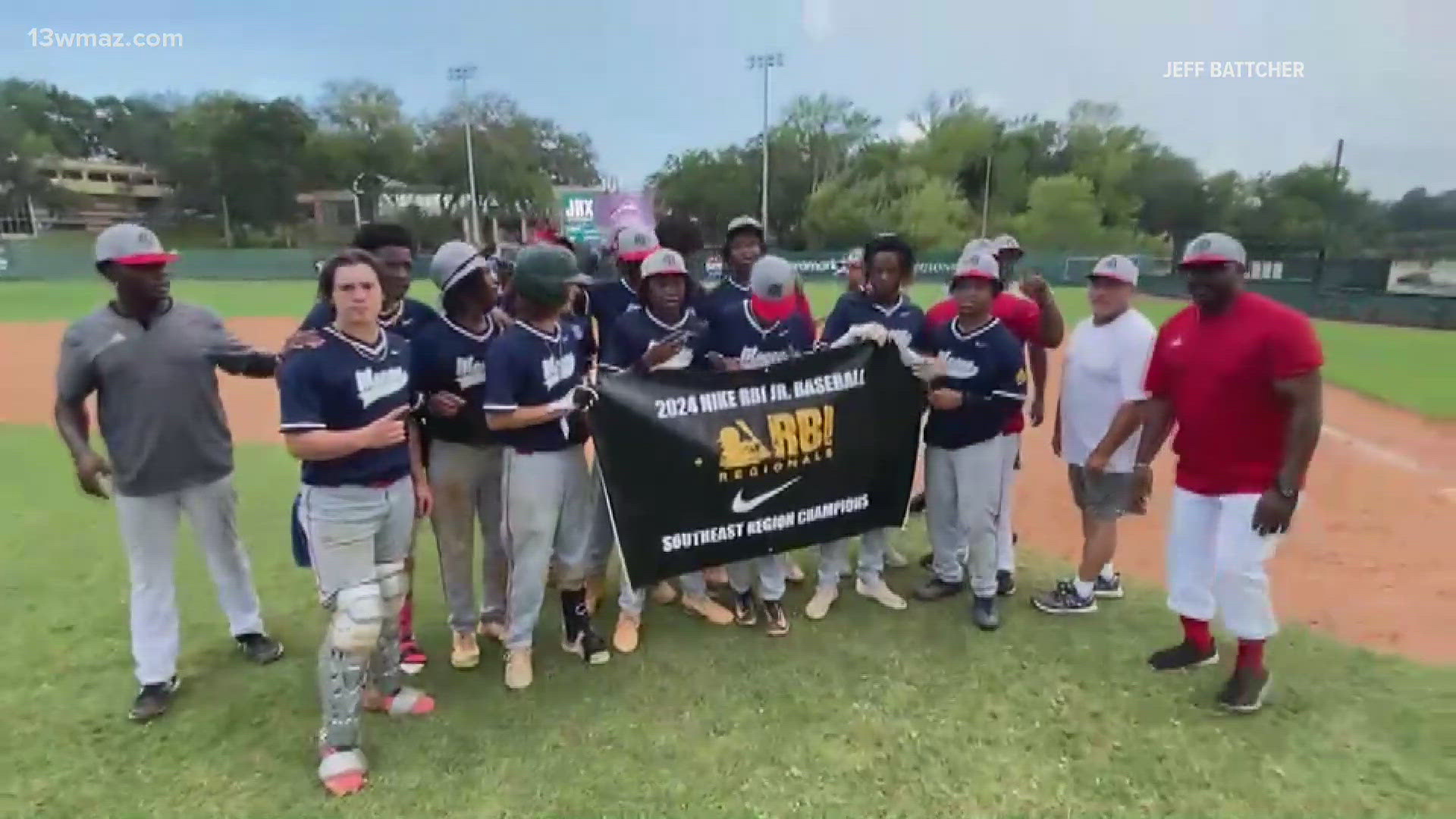 The roster, full of 15 and under players, won 10-9 off a game winning run