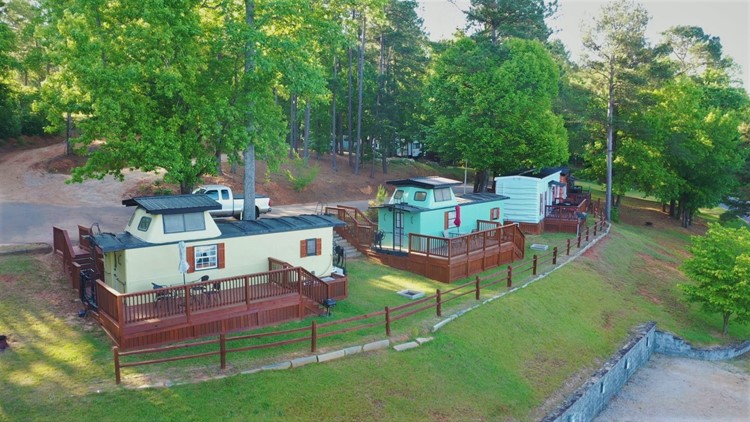 Choo choo! Stay a night in a train car at this unique Lake Oconee campground