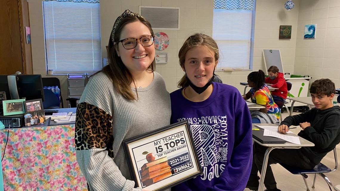 My Teacher is Tops: Emily Hauesler at Bleckley County Middle | 13wmaz.com