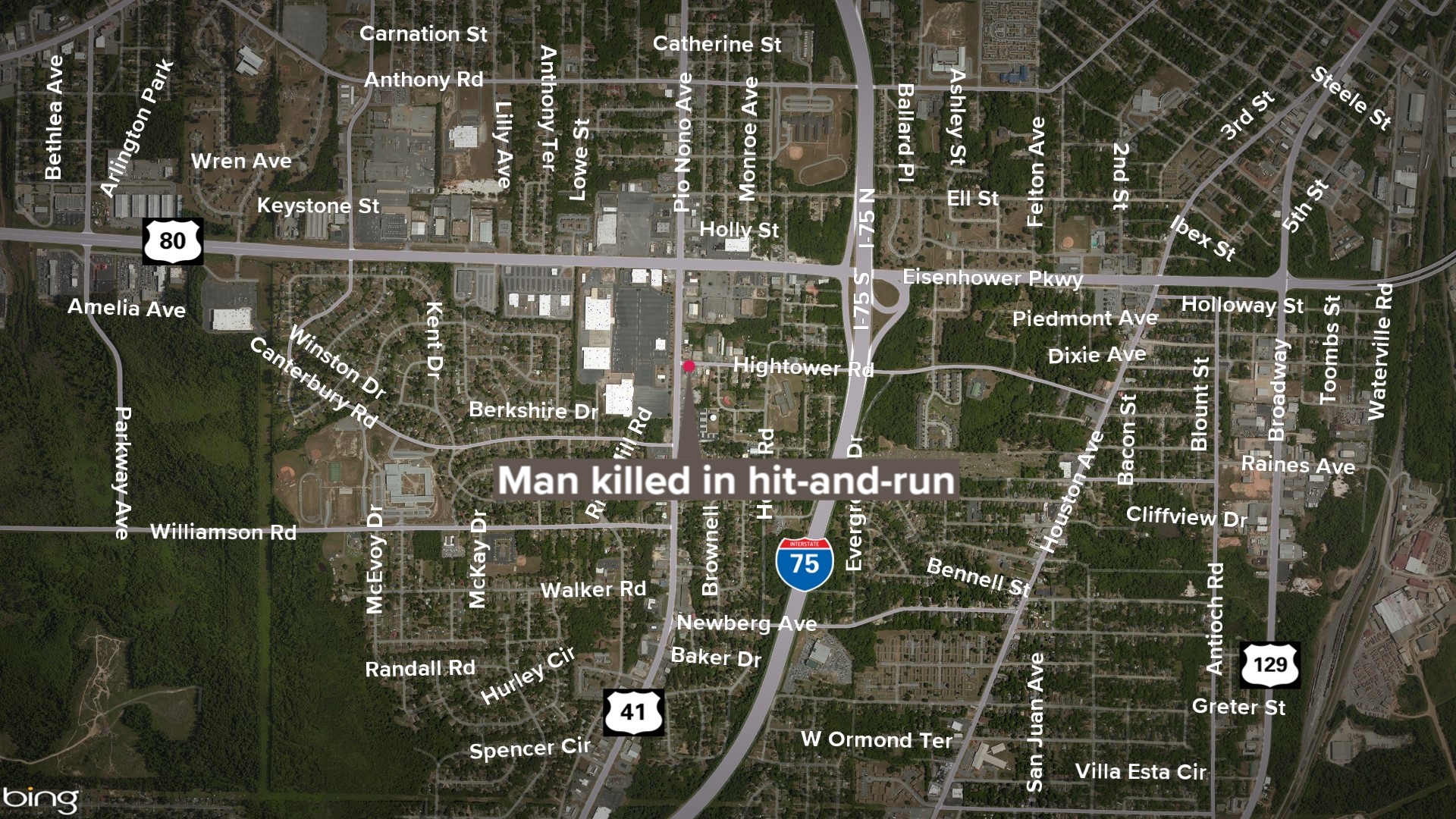 One man is dead after a hit-and-run accident on Pio Nono Avenue, according to Macon-Bibb County Coroner Leon Jones.