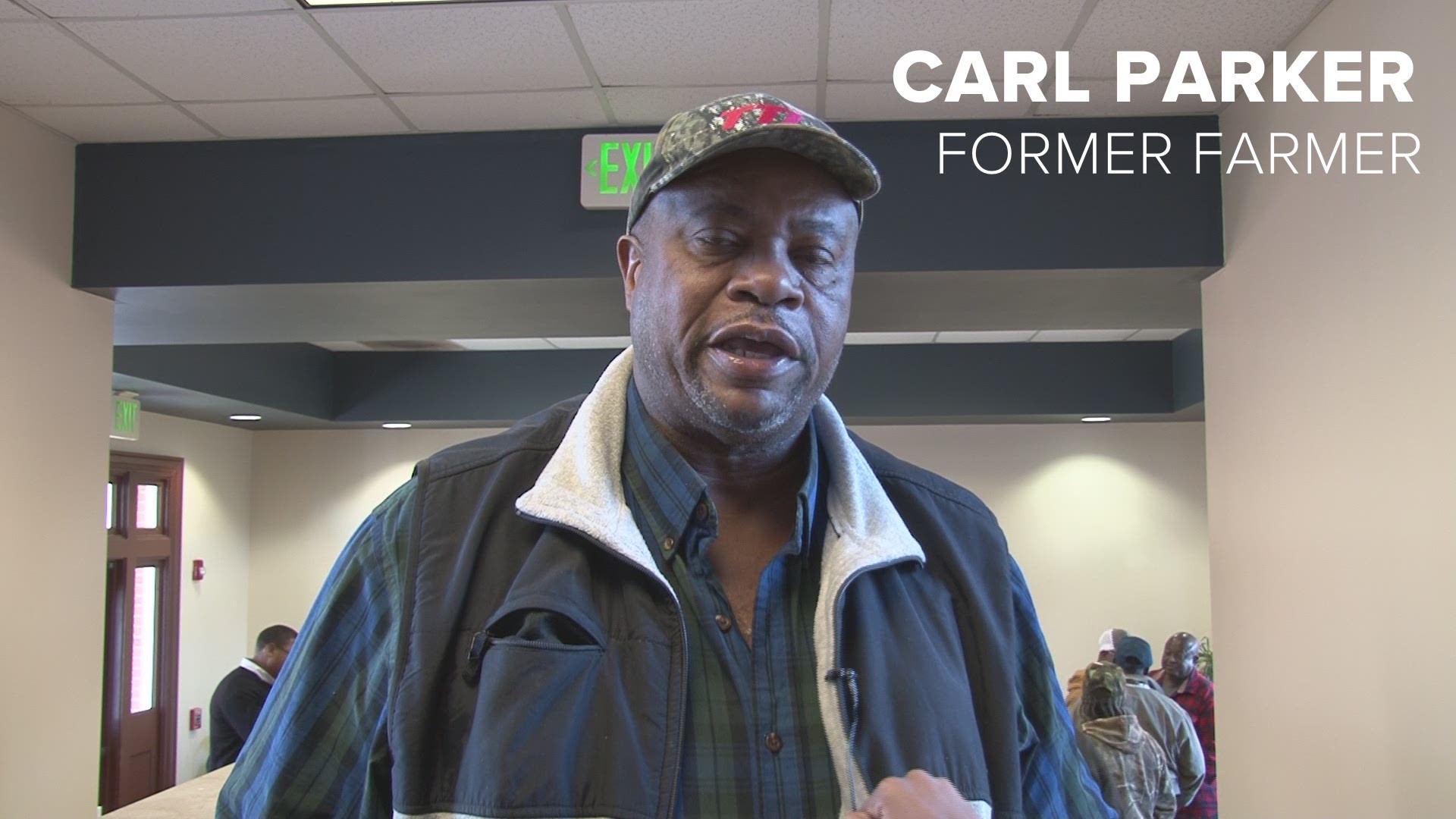 Carl Parker says he was forced out of farming, because he couldn't get necessary funding.
