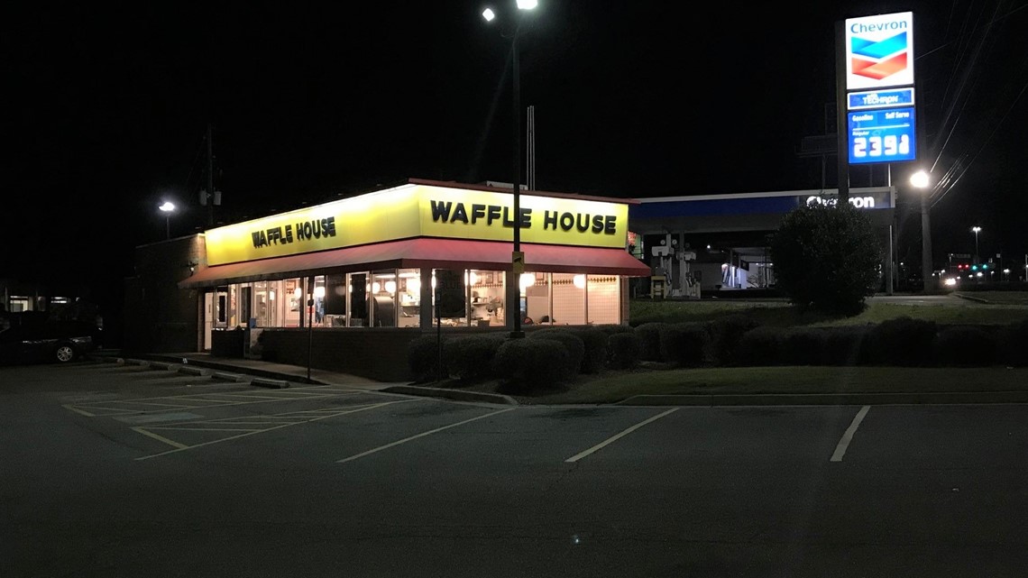 Two men with pistols hold up Macon Waffle House
