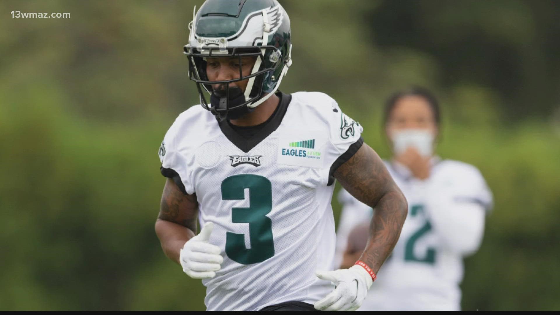 Warner Robins native and current Philadelphia Eagles cornerback Steven Nelson helped the program keep pushing forward by purchasing helmets and shoulder pads