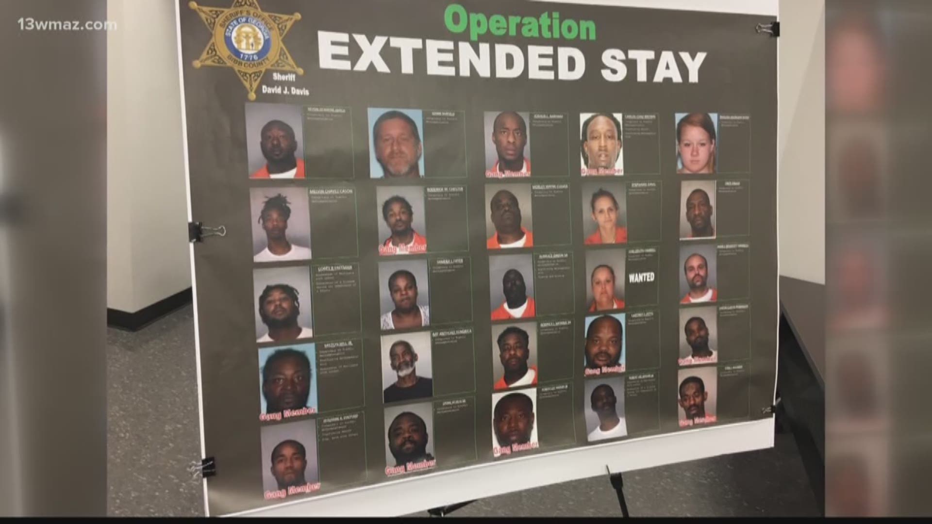 An investigation into a multi-gang drug trafficking organization ended in an arrest for 24 people, according to the Bibb County Sheriff's Office.