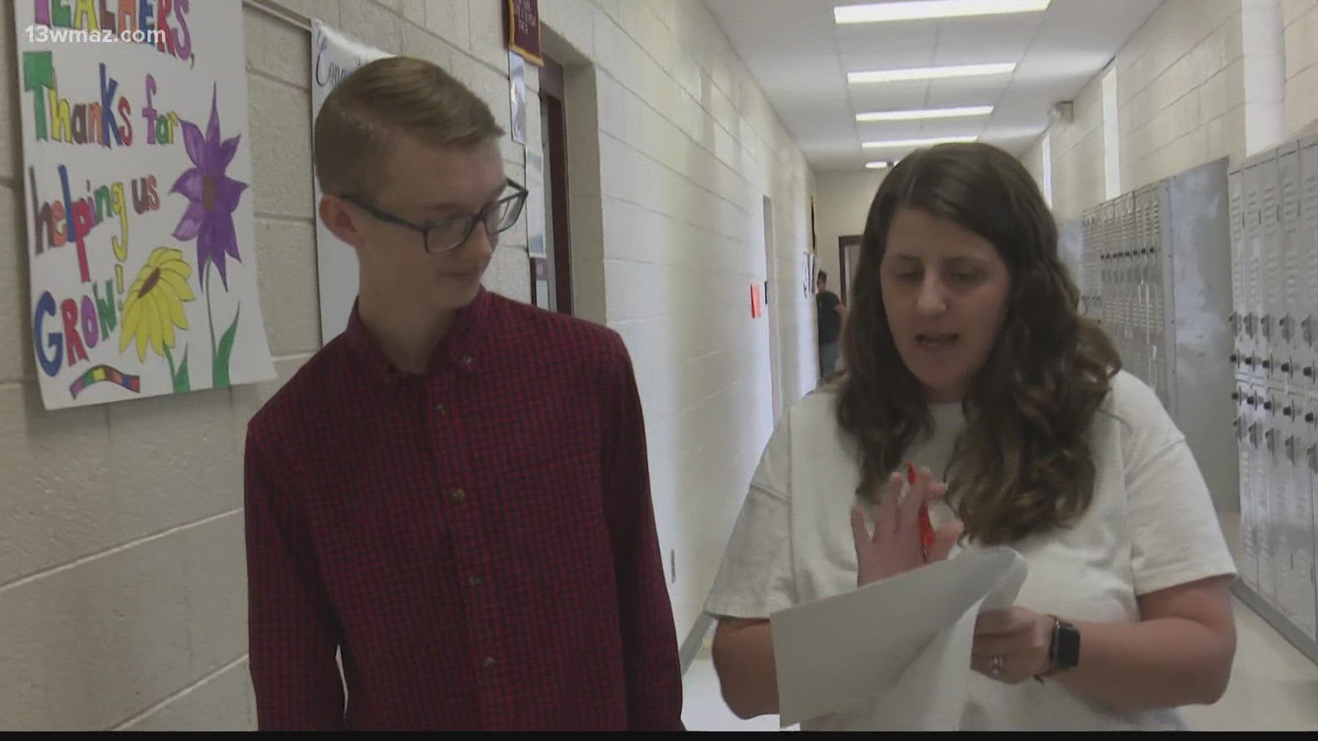 This top teacher ended her school year with a very special gift from a gifted student.