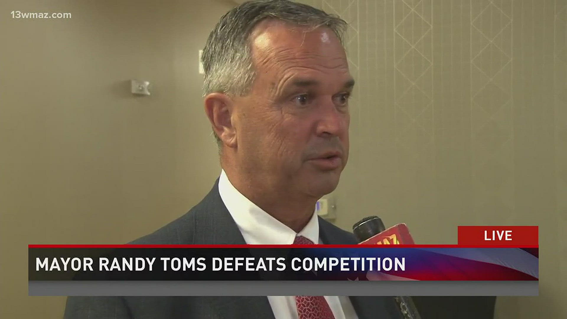 Mayor Randy Toms defeats competition