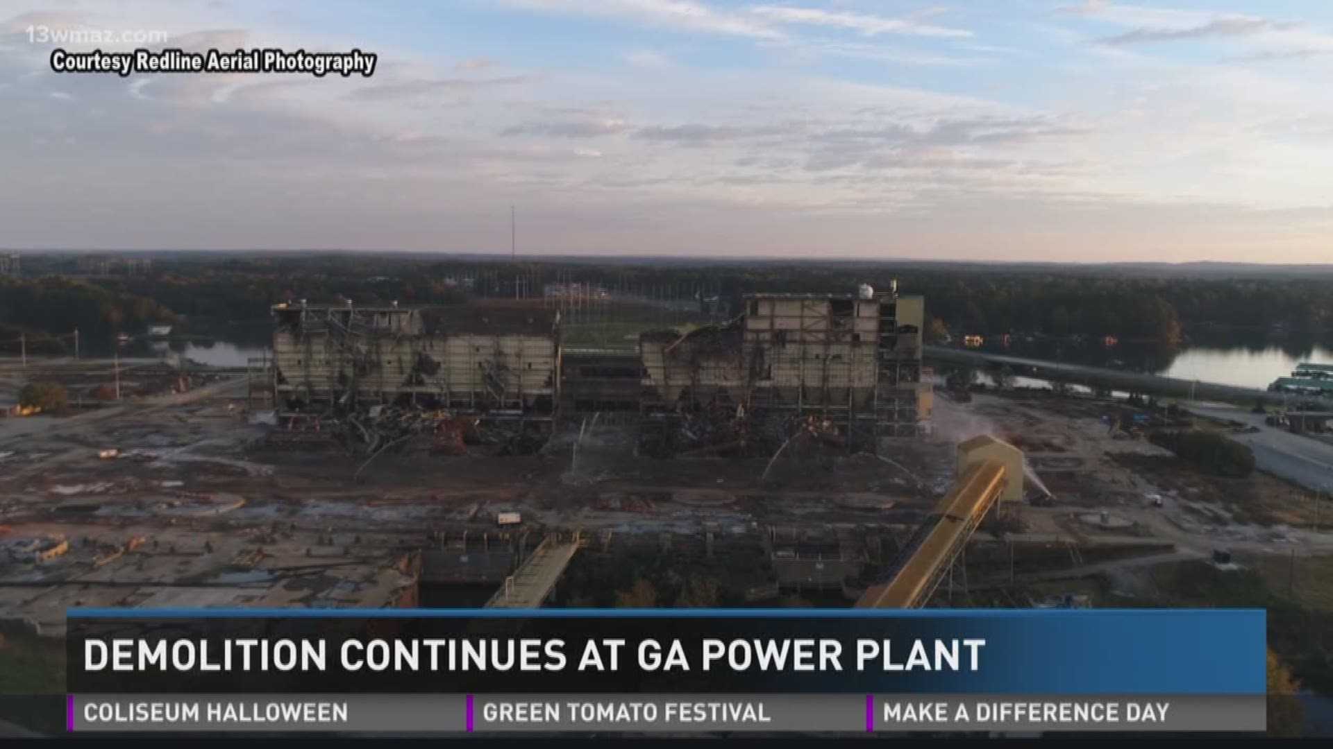 Demolition continues at Georgia Power plant