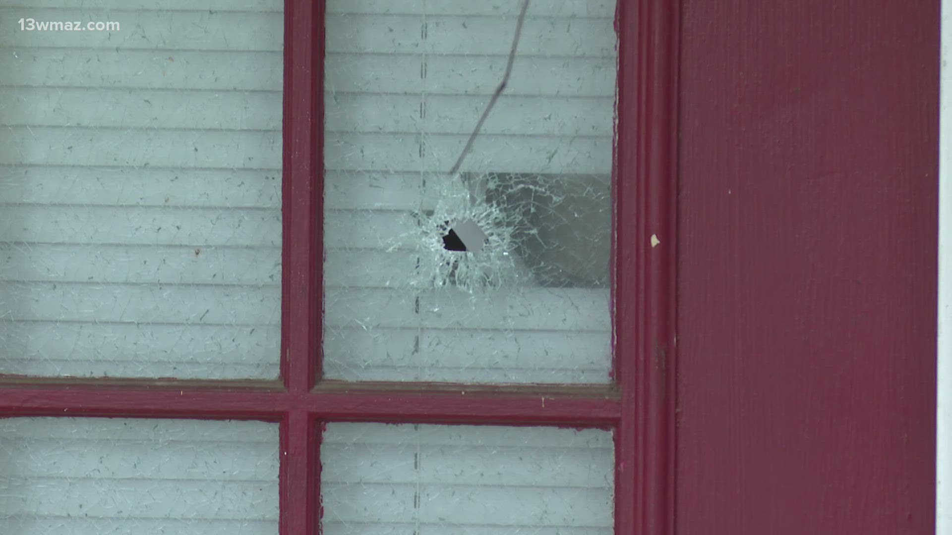 Someone shot around 21 bullets into a home on Magnolia Avenue in Milledgeville