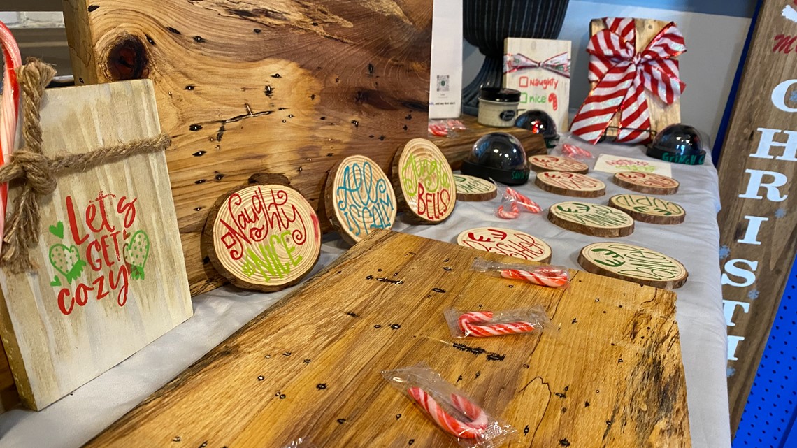 Triangle Arts Macon Christmas art show downtown